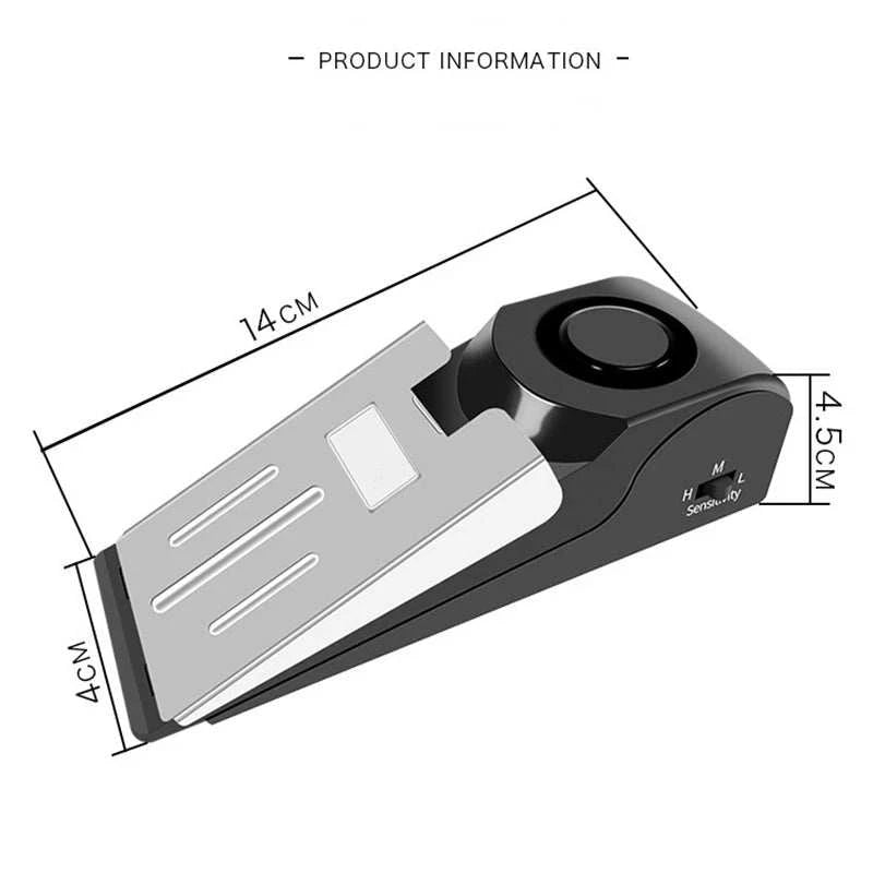 Cerrojo de pie para puertas con alarma