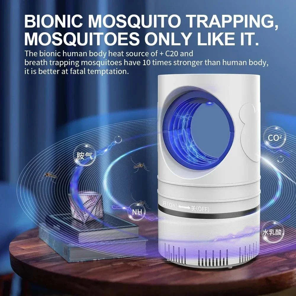 Lámpara LED UV mata mosquitos